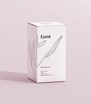 Facial Serum Box Packaging