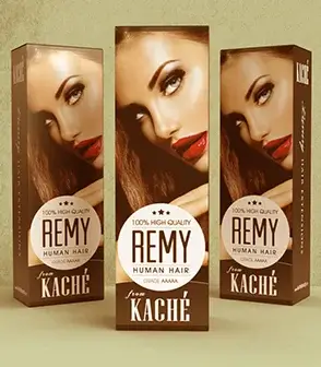 Hair Extension Box Packaging